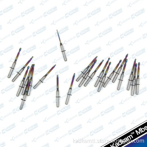 Kadkam high-tech new coated zirconia burs for VHF cad/cam system dental milling burs pmma/wax cutters
